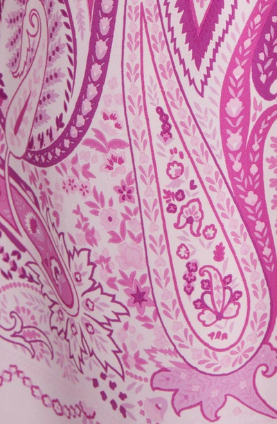 Shop Etro Floral Paisley Shift Dress In Purple