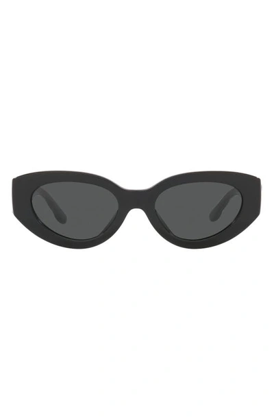 Shop Tory Burch 51mm Cat Eye Sunglasses In Black