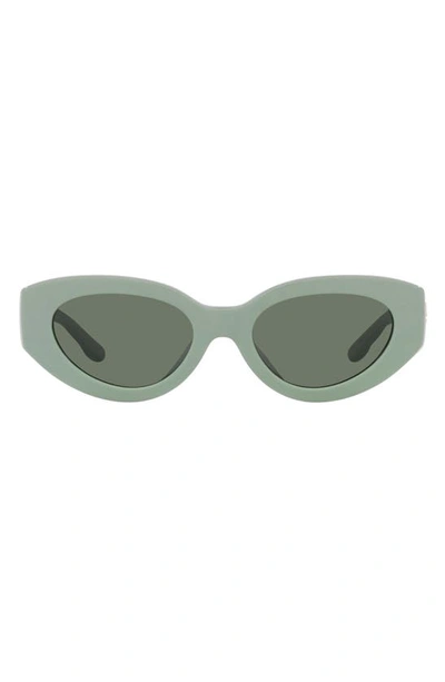Shop Tory Burch 51mm Cat Eye Sunglasses In Mint