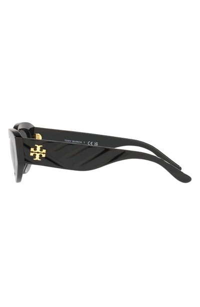 Shop Tory Burch 51mm Cat Eye Sunglasses In Black