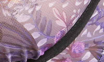 Hauty Plunge Neck Bralette In Purple