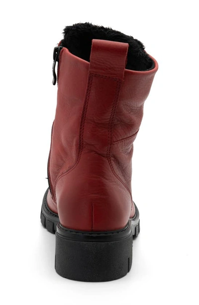 Shop Ara Deon Leather Bootie In Red