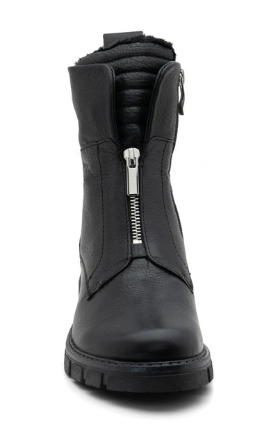 Shop Ara Deon Leather Bootie In Black Leather
