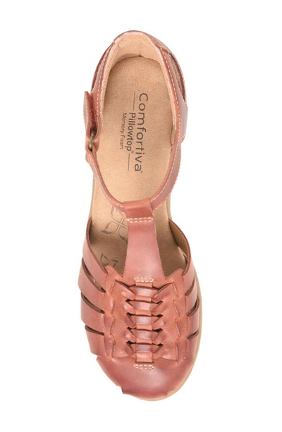 Comfortiva Persa Fisherman Sandal In Rust