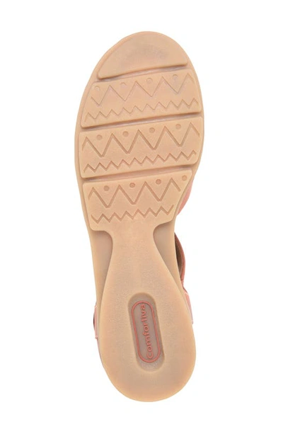 Comfortiva Persa Fisherman Sandal In Rust