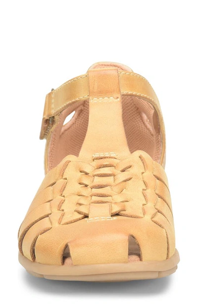 Shop Comfortiva Persa Fisherman Sandal In Yellow