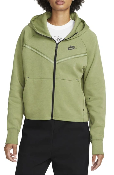 Nike Tech Windrunner Full zip Hoodie Green and Black jorpaingenieria.com