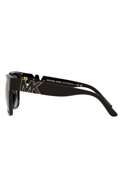 Shop Michael Kors 54mm Gradient Square Sunglasses In Black