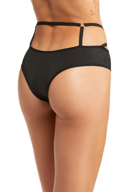 Hauty Strapped Up Bikini In Black