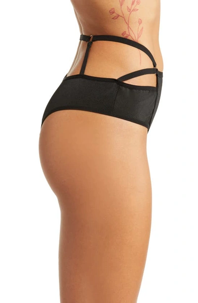 Hauty Strapped Up Bikini In Black