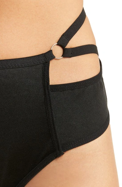 Hauty Strapped Up Bikini In Black