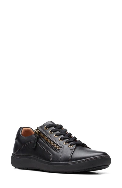 Shop Clarks Nalle Lace-up Sneaker In Black/ Black