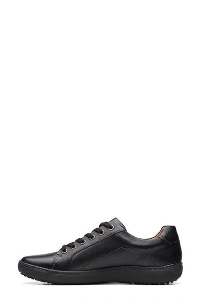 Clarks Nalle Lace-up Sneaker In Black/ Black