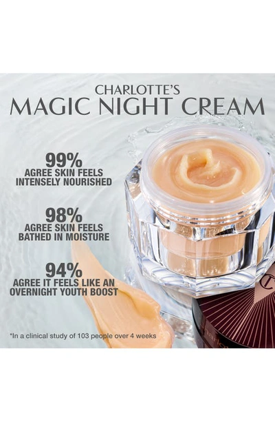 Shop Charlotte Tilbury Refillable Magic Night Moisturizer With Retinol, 1.7 oz In Jar