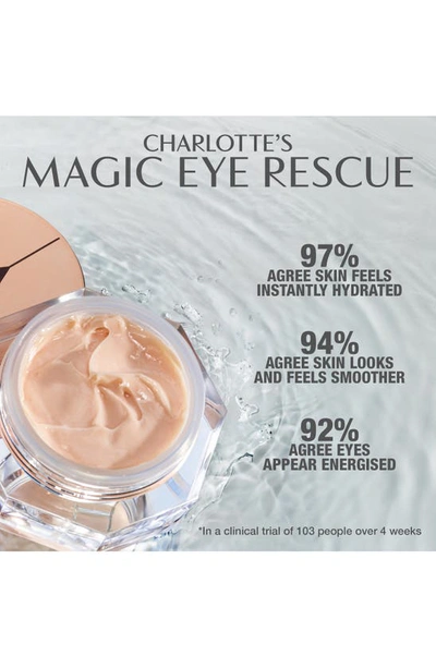 Shop Charlotte Tilbury Refillable Magic Eye Rescue Cream With Retinol, 0.5 oz In Jar