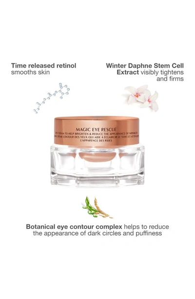 Shop Charlotte Tilbury Refillable Magic Eye Rescue Cream With Retinol In Jar