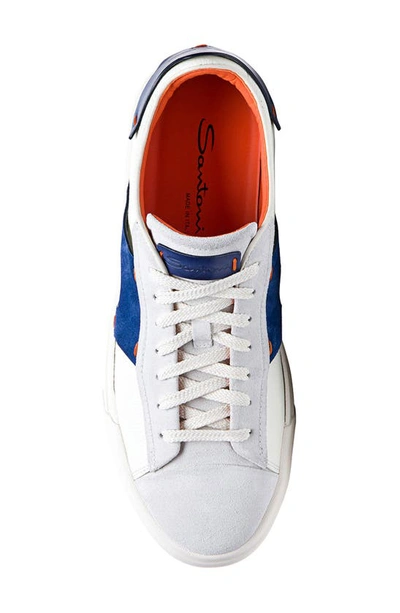 Shop Santoni Dbs1 Sneaker In White