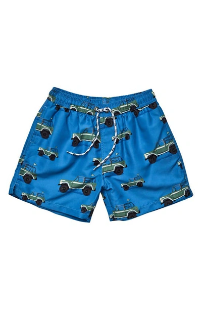 Shop Snapper Rock Surf Safari Volley Board Shorts In Blue