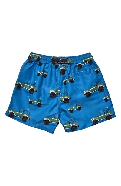 Shop Snapper Rock Surf Safari Volley Board Shorts In Blue