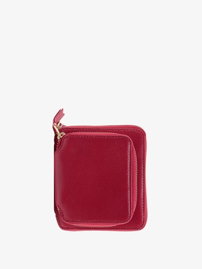 Shop Comme Des Garçons Wallet In Red