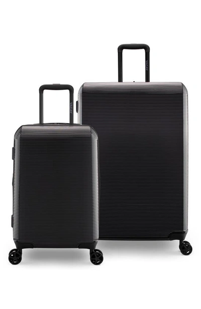Shop Vacay Future Uptown 28-inch Spinner Suitcase In Black