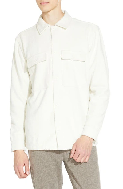 Shop Civil Society Drubin Herringbone Jacket In Cream