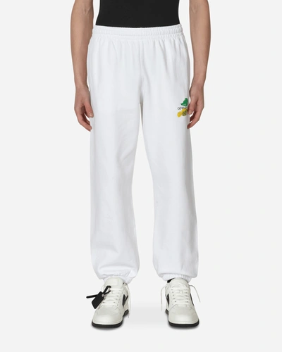 Off-white Brush Arrow Sweatpants In White