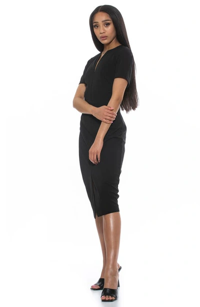 Shop Alexia Admor Jayana Sheath Dress In Black