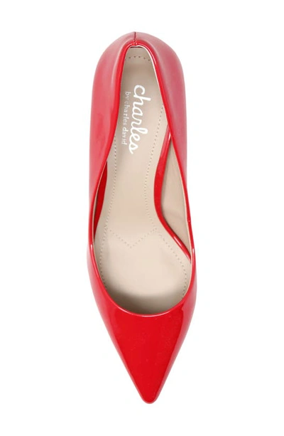 Shop Charles By Charles David Angelica Pump In Hot Red-pt
