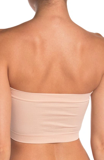 Felina Body Smooth Seamless Strapless Bra In Cameo Rose
