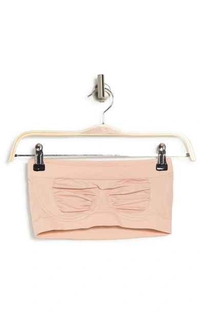 Felina Body Smooth Seamless Strapless Bra In Cameo Rose