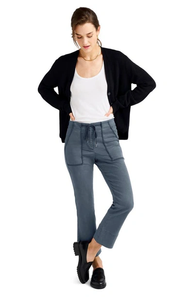 Splendid Darcie Cropped Pants In Slate