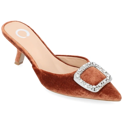 Shop Journee Collection Collection Women's Rishie Pump In Brown