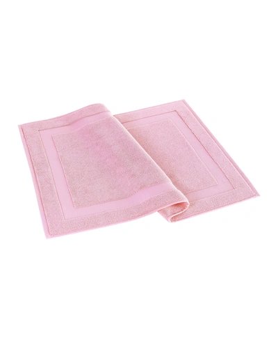 Shop Brooks Brothers Solid Signature Bath Mat In Pink