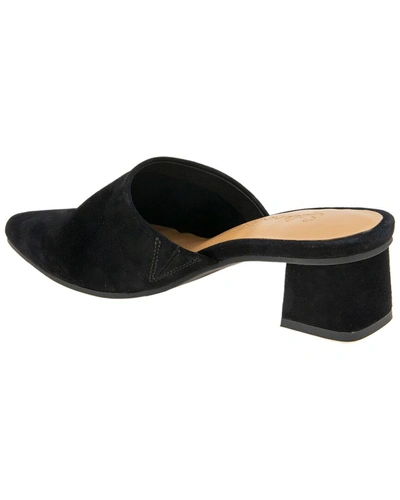 Shop Splendid Lyn Suede Mule In Black