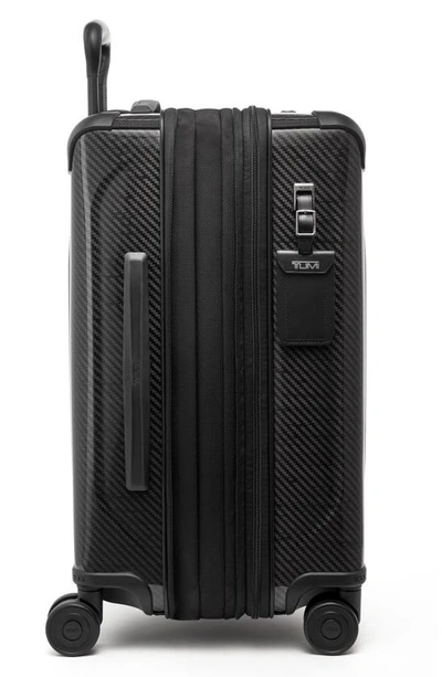 Shop Tumi International Expandable 4 Wheeled Carry-on Bag In Black/ Graphite