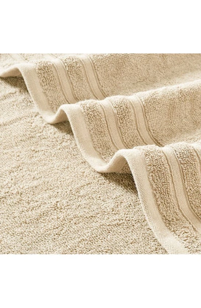 Modern Threads Embellished Border Damask Jacquard Towel 6-piece Set In Ivory