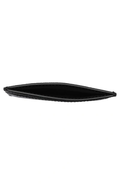 Marc Jacobs Leather Card Case In Black