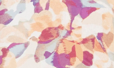 Nydj Semisheer Pintuck Blouse In Fallen Leaf