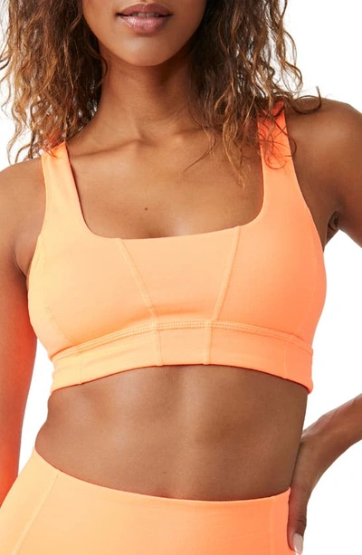Free People Fp Movement Out Of Your League Sports Bra In Burning Up