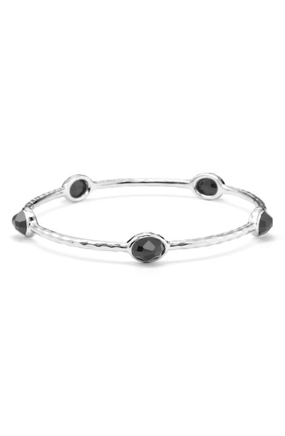 Ippolita Rock Candy Rosé Station Bangle In Hematite