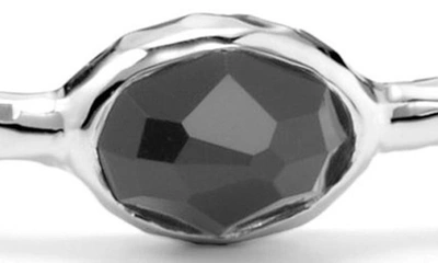 Ippolita Rock Candy Rosé Station Bangle In Hematite