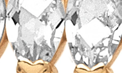 Shop Jennifer Zeuner Rocky Earrings In Yellow Gold Plated