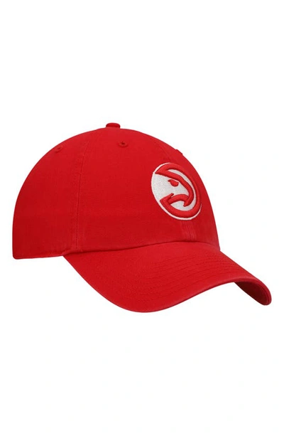 Shop 47 ' Red Atlanta Hawks Team Clean Up Adjustable Hat
