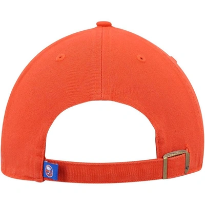 Shop 47 ' Orange New York Islanders Clean Up Adjustable Hat
