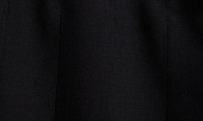 Shop Thom Browne Drop Back Pleated Wool Miniskirt In Black