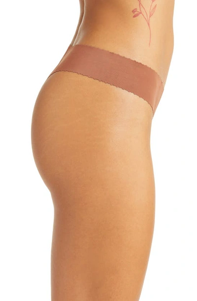 Shop Nude Barre Seamless Thong In 4pm