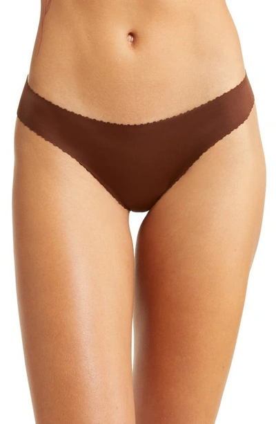 Shop Nude Barre Seamless Thong In 5pm