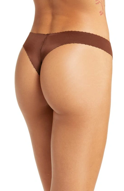 Shop Nude Barre Seamless Thong In 5pm