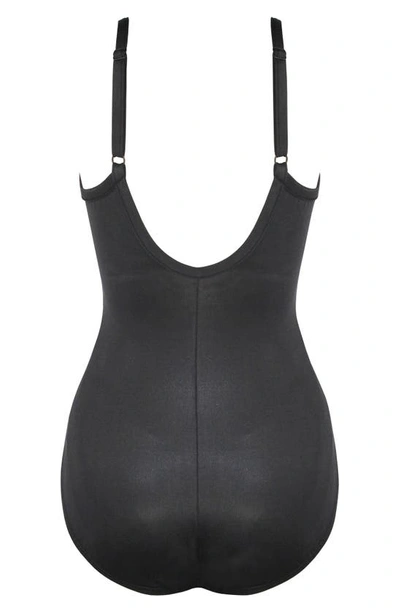 Shop Miraclesuit Network News Bell One-piece Swimsuit In Black